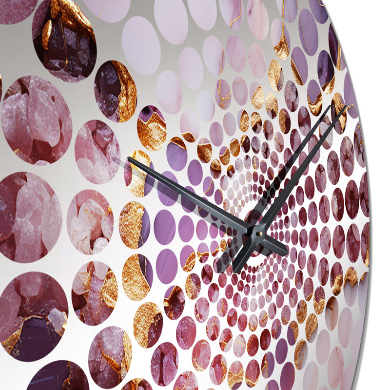 Lents - Horloge murale abstraite, Petit