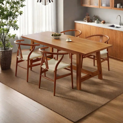 Modern Japanese-style dining table