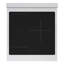ZLINE Autograph 24 in. Satin Stainless Paramount Induction Range with White Door & Gold Accents-351683680