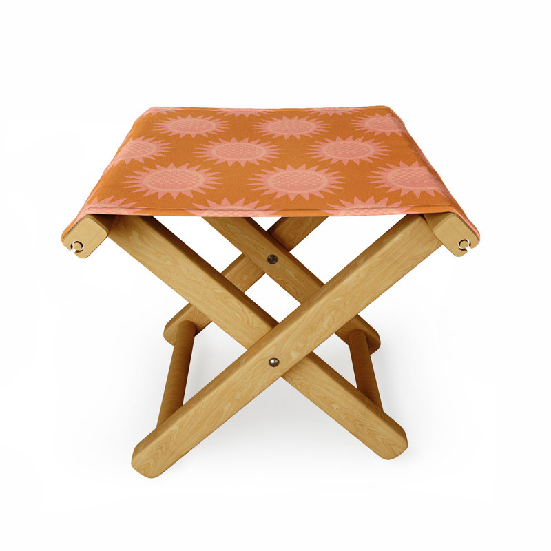 Solares Folding Camping Stool, Socal Orange