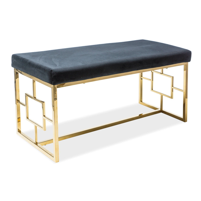 Cruise Velvet Upholstered Bench