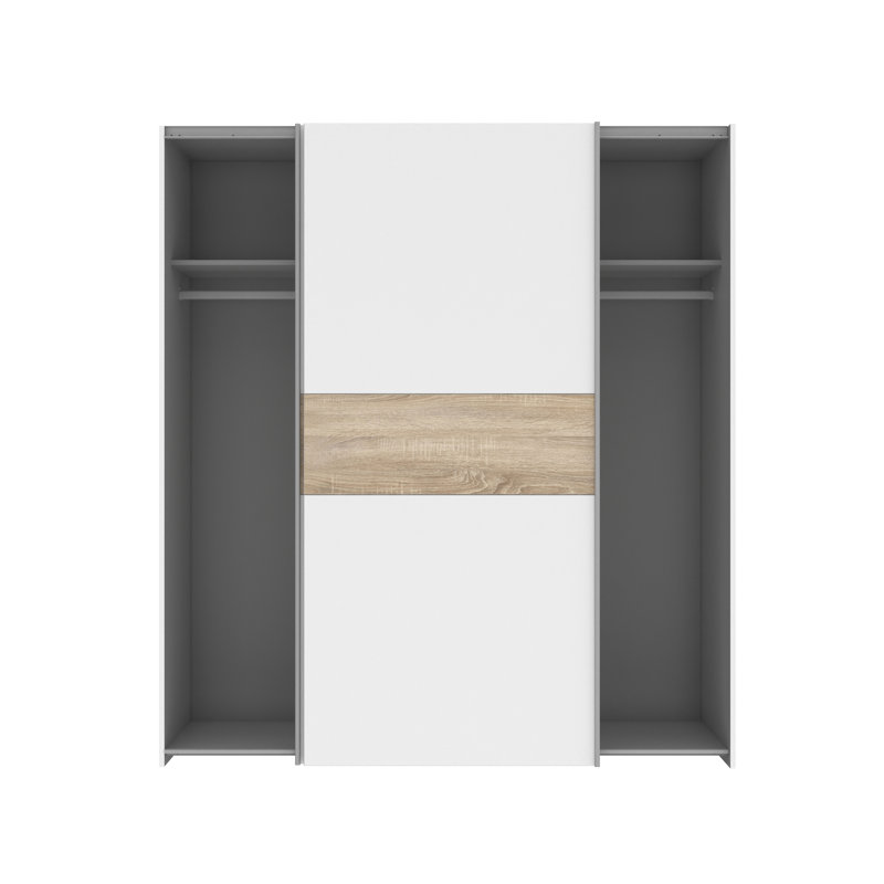 Kaeveon 2 Door Manufactured Wood Wardrobe