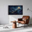 " Winding Golden Path Up Jagged Mountains To Bright Star " Painting-1691668748
