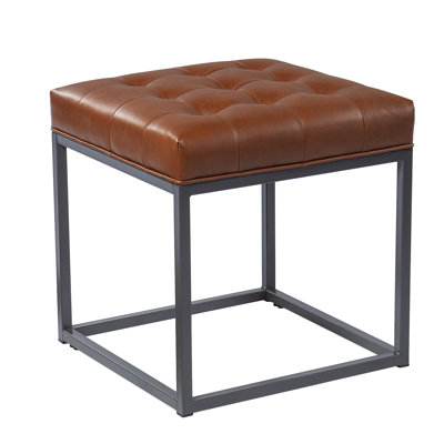 Bhorelal Faux Leather Ottoman