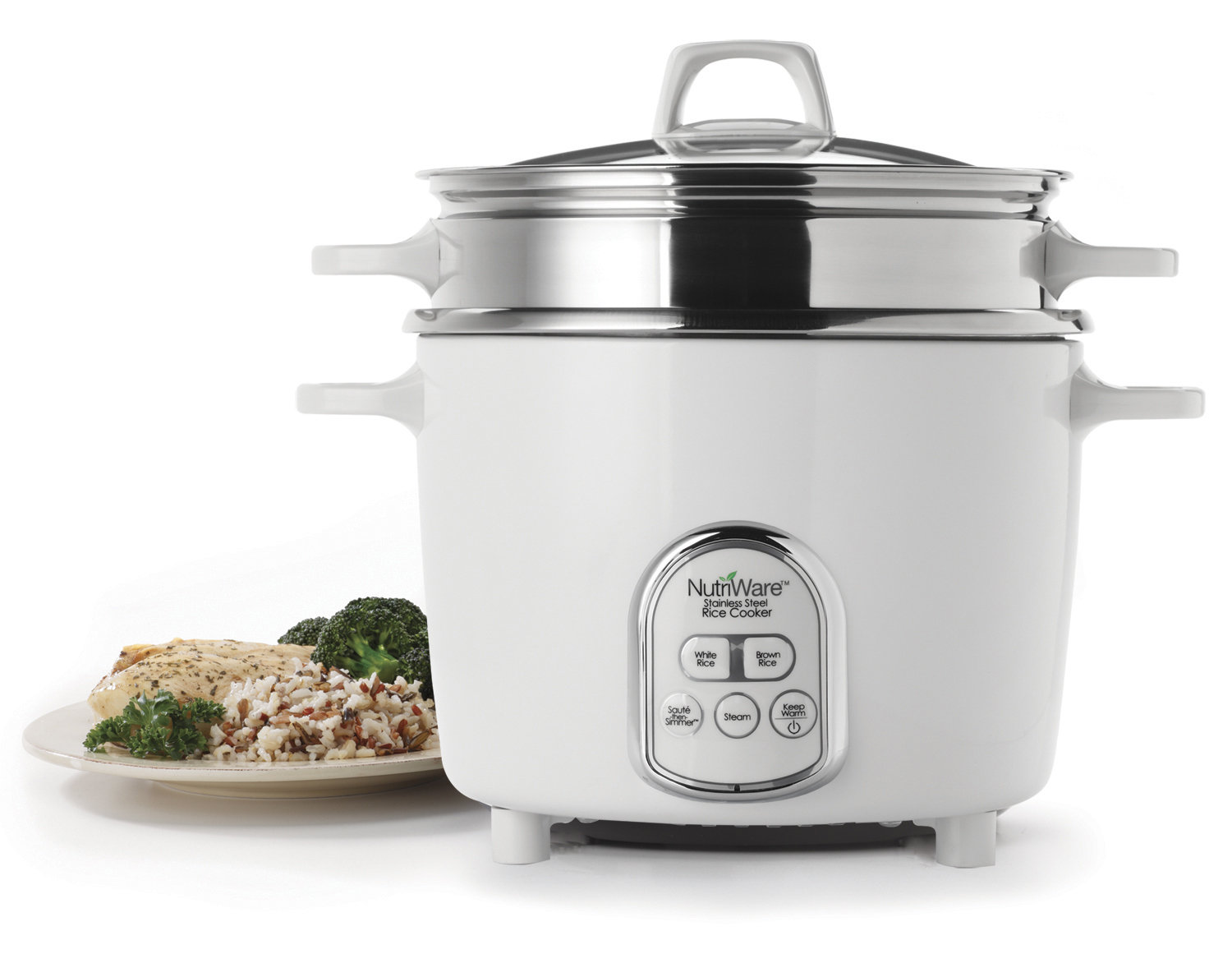 Aroma 14-Cup NutriWare Digital Rice Cooker/Food Steamer & Reviews | Wayfair