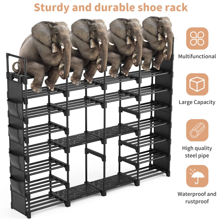 Rebrilliant 66 Pair Shoe Rack