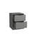 Barneveld Modern 2-Drawer Nightstand (2 Unit) – Sleek Bedside Table with Smooth Drawers and Compact Design