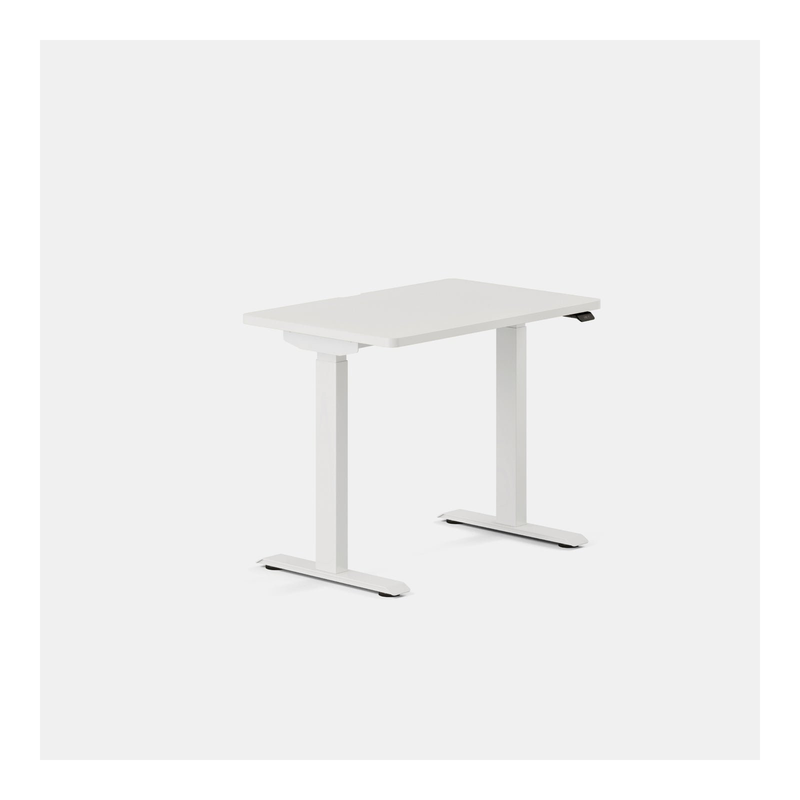 Duo Standing Desk, 47.3" H x 36" W x 24" D, White, White