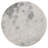Aule Round Marble Top Accent Side White and Antique Gold