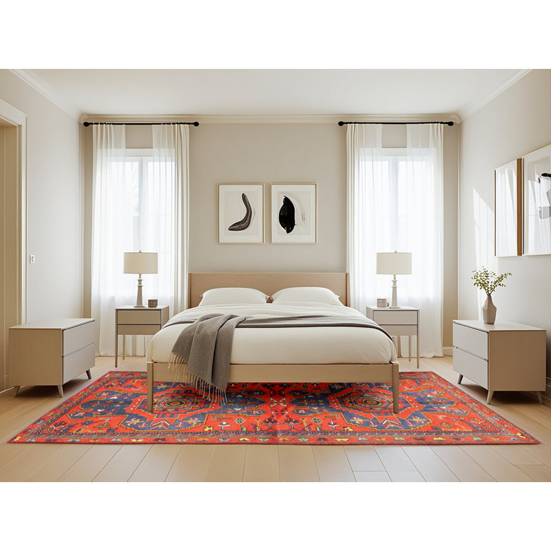 Oriental Indoor Rug, Rectangle 5' x 8'