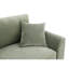 Chaise vert olive de style Mid-Century moderne avec garniture en noyer, pieds fuselés et coussin décoratif pour le salon-1378996912