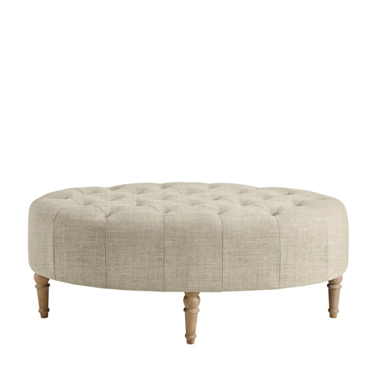 Bedford Clara Accent Ottoman, Beige