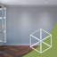 Panneaux muraux décoratifs en acrylique Pendleton, très petit, l 7 3/8 po x H 8 1/2 po x T 1/8 po, blanc-1025087516-1025087517