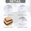 24 po W Meuble-lavabo mural simple en céramique blanche-913197452
