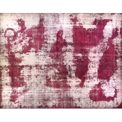 One-of-a-Kind 8' X 12' New Age Wool Area Rug in