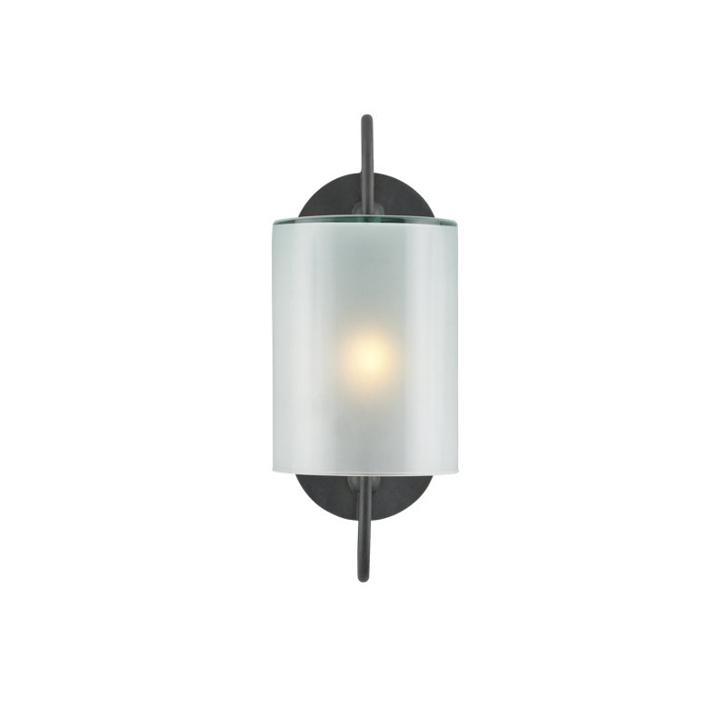 Glacier Flush Mounted Sconce, Antique Bronze