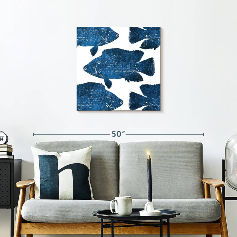 Brampt Fish Collage, 24" H x 24" W