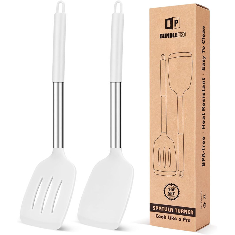Pack Of 2 Silicone Solid Turner
