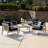 Amina 5 - Piece Acacia Outdoor Seating Group
