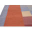 Tapis indien multicolore à motif géométrique 8 x 10 Dhurrie