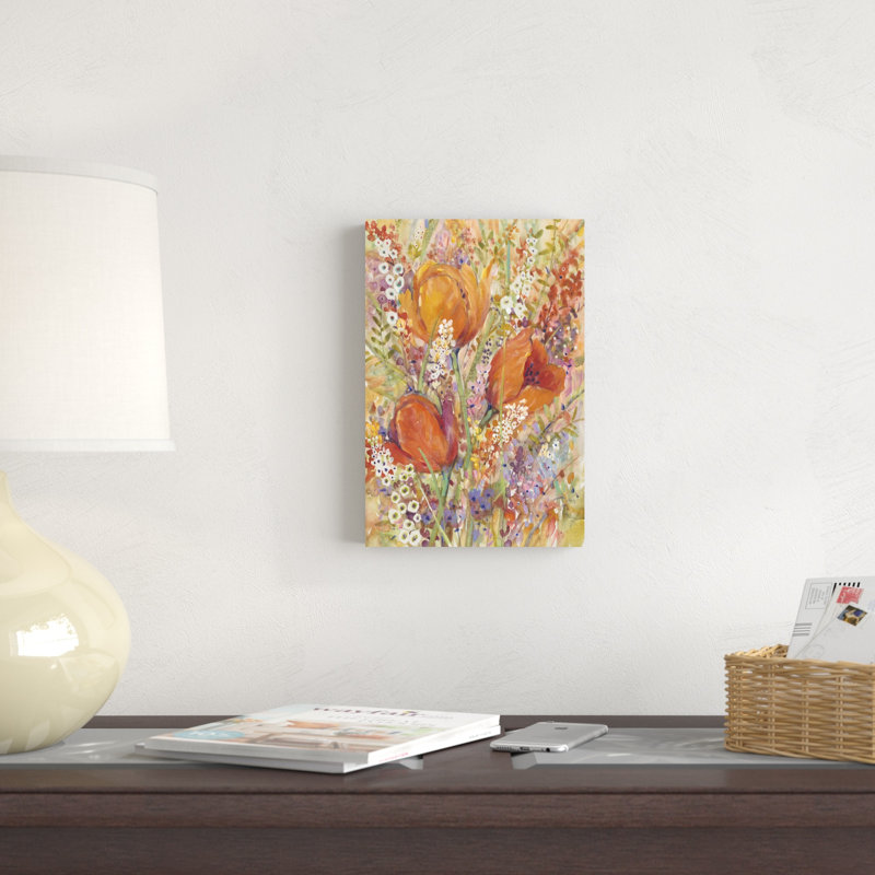 Floraison printanière I, H 12 po x l 8 po x P 1,25 po
