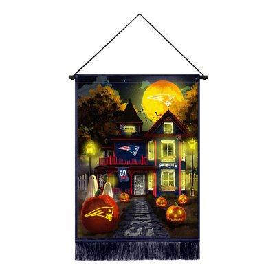 NFL New England Patriots - Tapisserie d'Halloween à DEL | 24 x 18 po