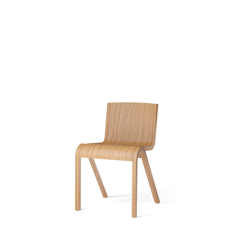 Ready Upholstered Dining Chair, Red Stained Oak, Bouclé 02 Acrylic