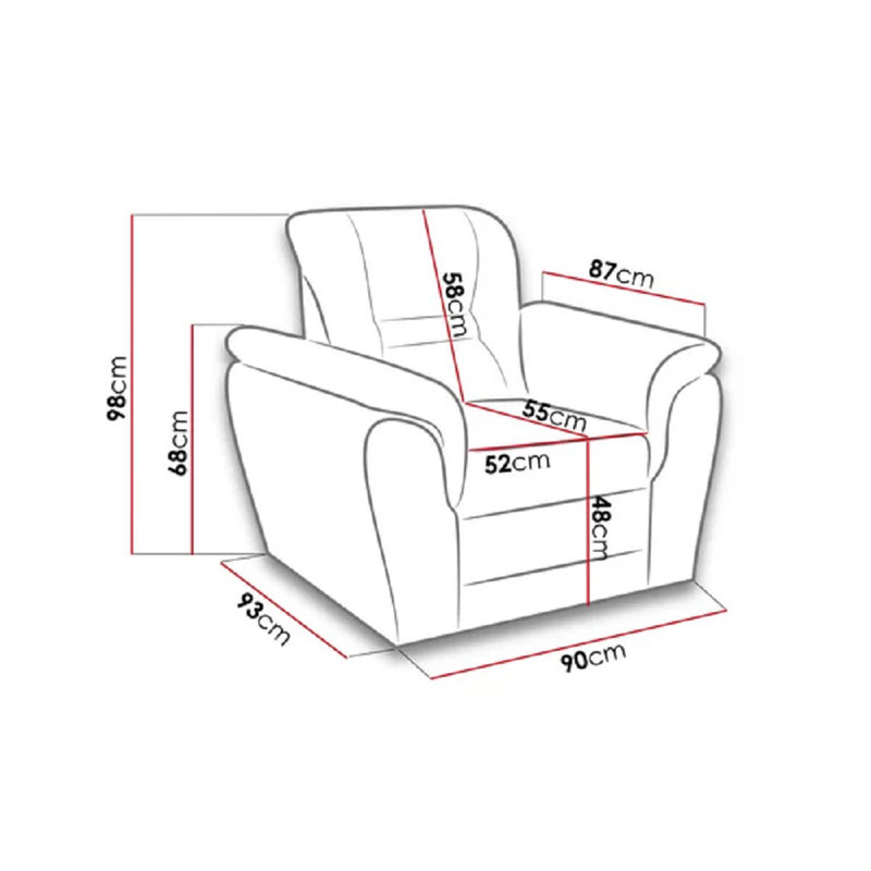 Throckmorton Upholstered Armchair