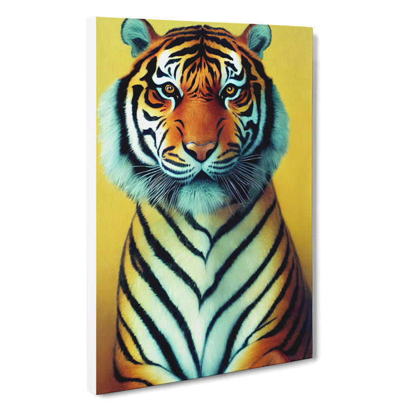Portrait Of A Tiger No.2 - Wrapped Canvas Print, 50cm H x 35cm W x 3cm D