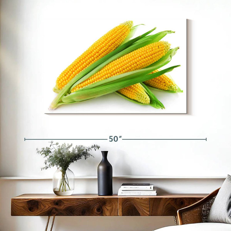Four Ears Of Corn, 26" H x 39" W