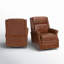 Fauteuil inclinable berçant manuel pivotant de 29,6 po Manning-25442475