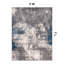 Tapis bleu / ivoire / gris Pownal-497632981