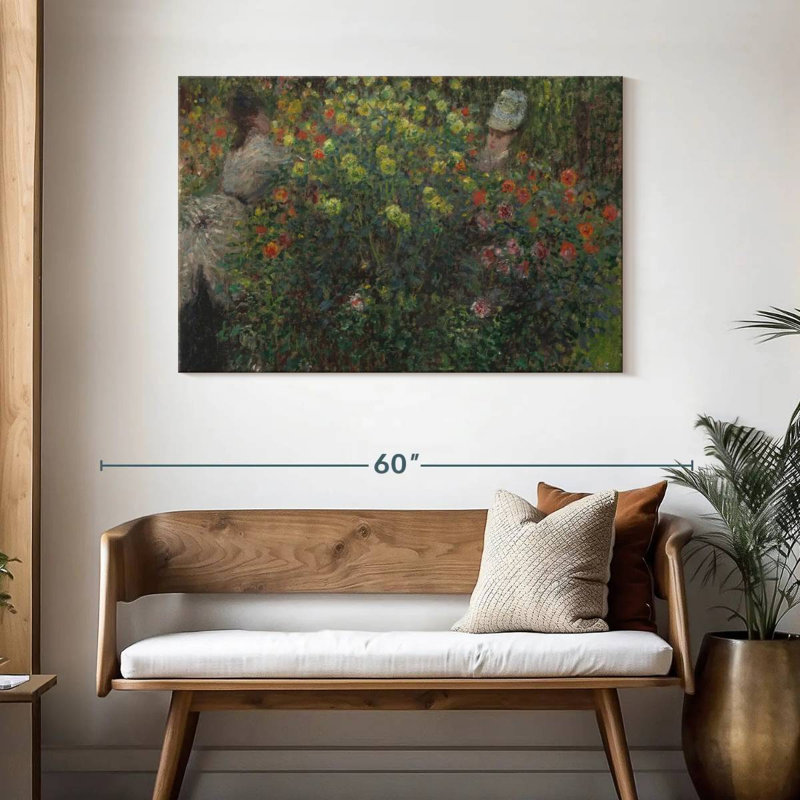 Senne Mesdames en fleurs, H 30 po x l 45 po