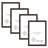 Stancil Espresso Brown Picture Frame - Set of 4-110175163