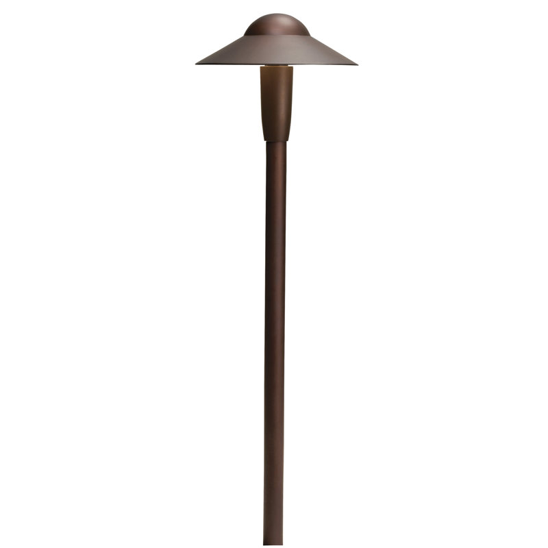 Éclairage de cheminement à DEL Chimzarm, Bronze architectural texturé, 2700 K