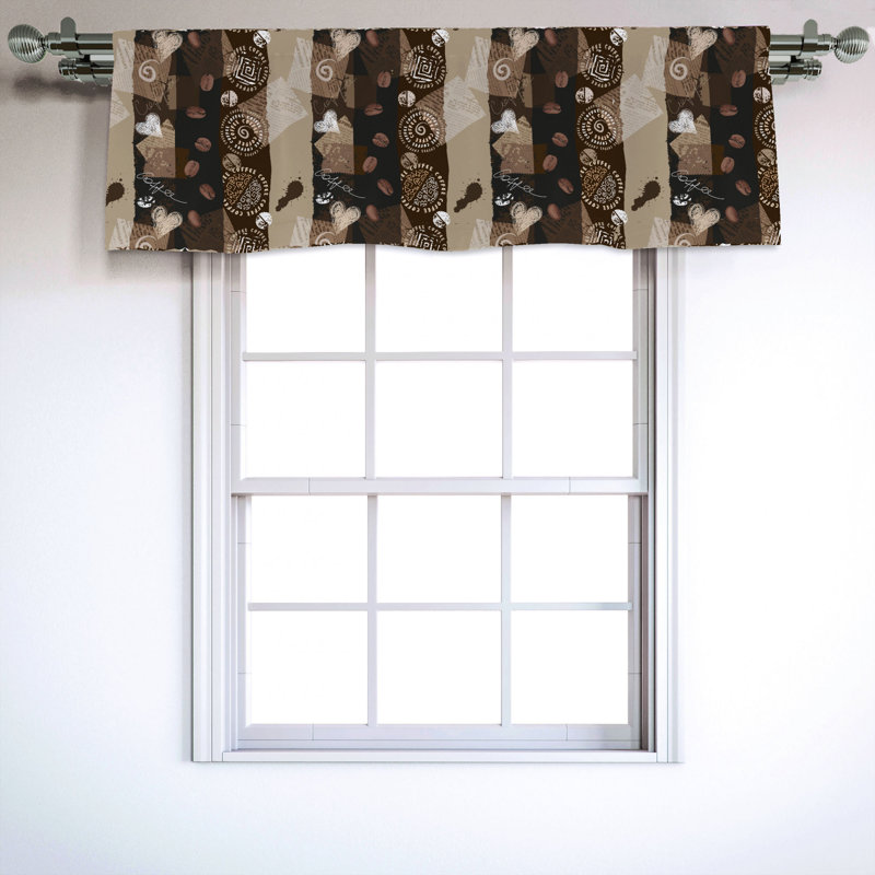 Sateen Ruffled Window Valance