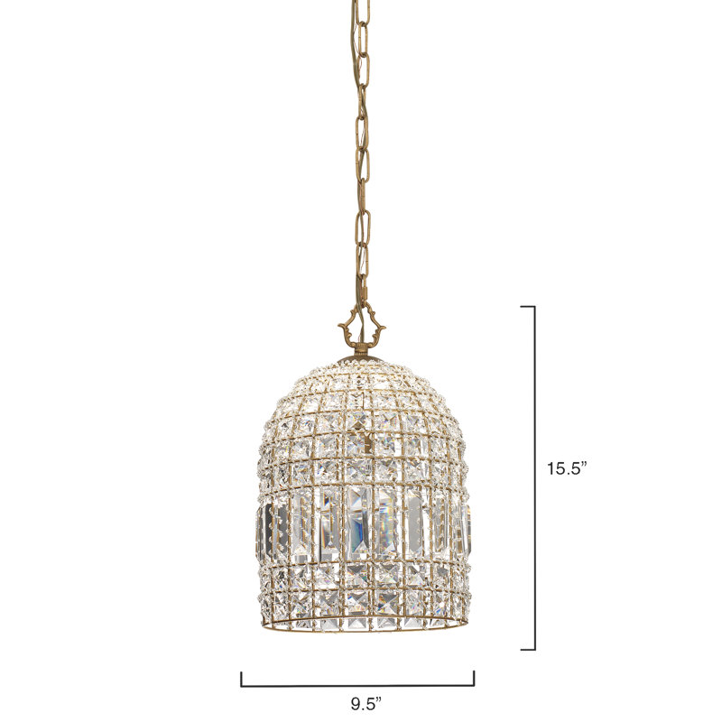 1 - Light Gold Bell Pendant