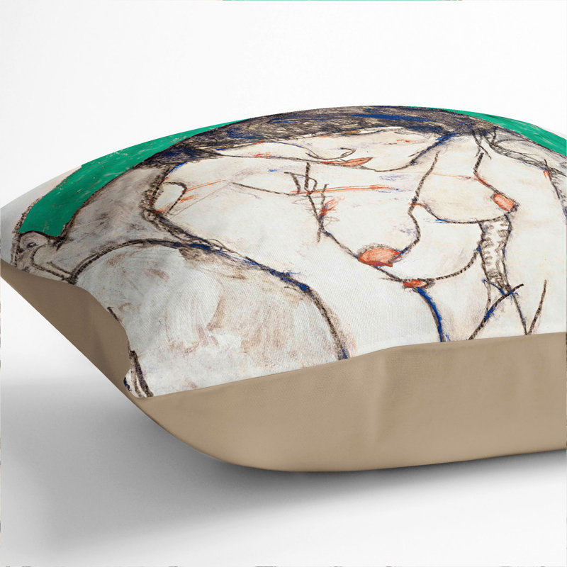 Square Cushion, Stone, 40cm H x 40cm W x 15cm D