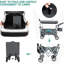 Chariot pliable à pousser et tirer avec auvent amovible