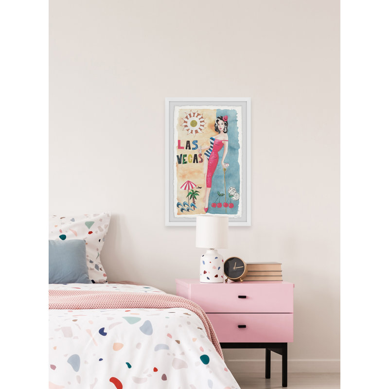 Fashion Las Vegas par - Peinture sur cadre, H 24 po x l 16 po x P 1,5 po