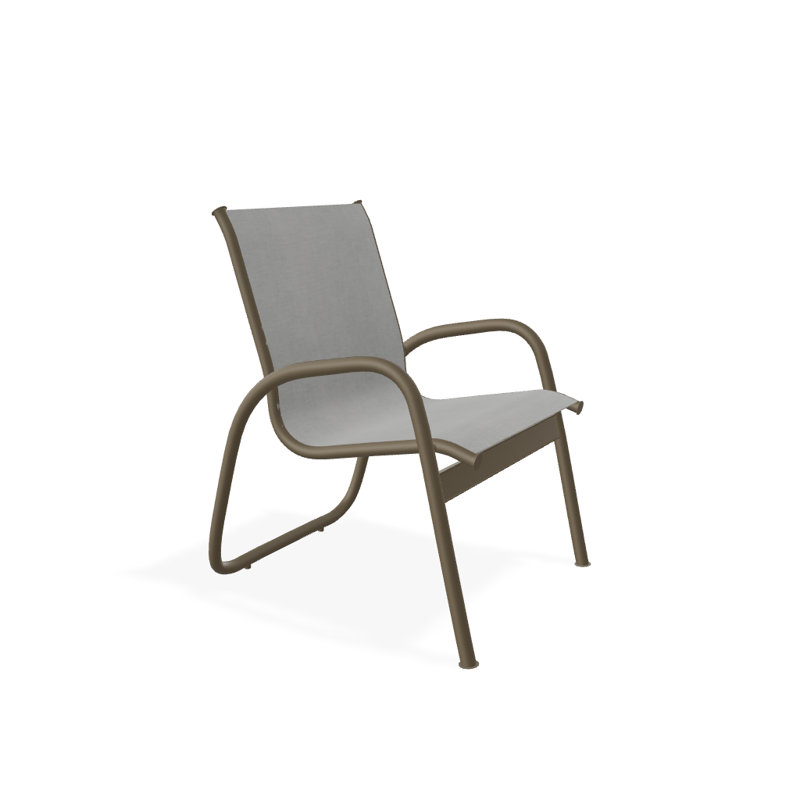 Fauteuil de patio Gardenella, Alliage Sunbrella®, Bois de plage texturé