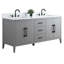 Meuble-lavabo double 72 po avec plateau en marbre-94811319-94811318