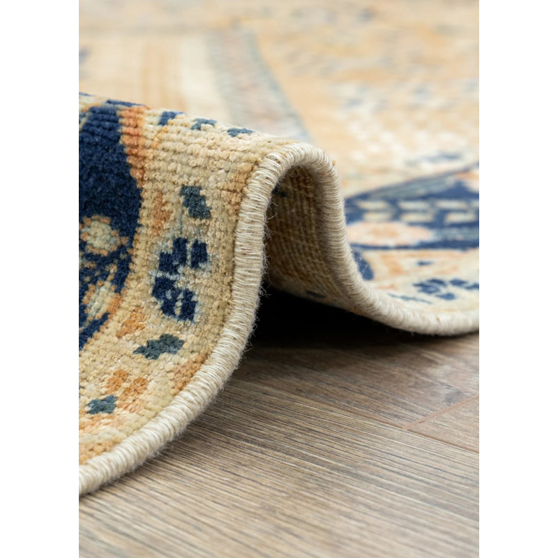 Tapis persan à motif géométrique tissé à la main Marivan