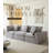 Goudy Boneless Compression Sectional Sofa with Back Cushions & Pillows-117899233