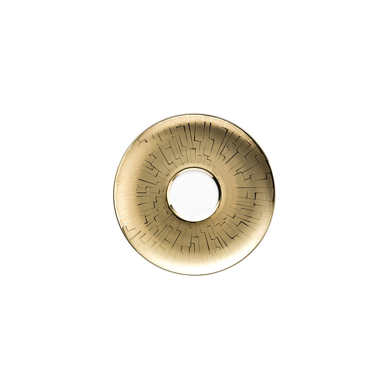 TAC 02 Skin Gold Porcelain Saucer