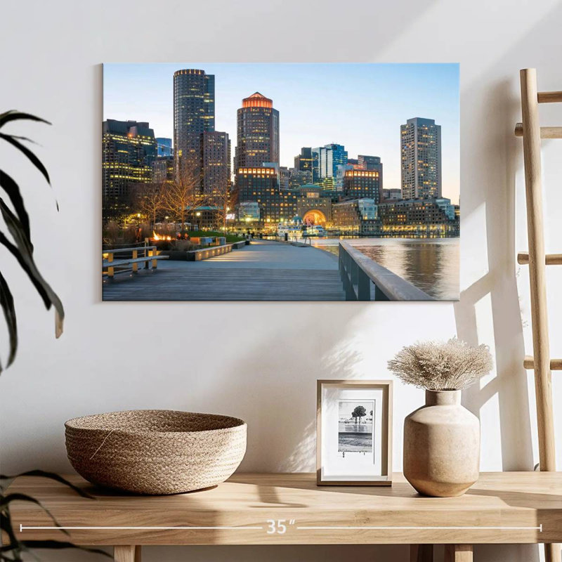 Boston Harborwalk, H 16 po x l 24 po