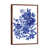 Classic Brown Wood Floater Framed