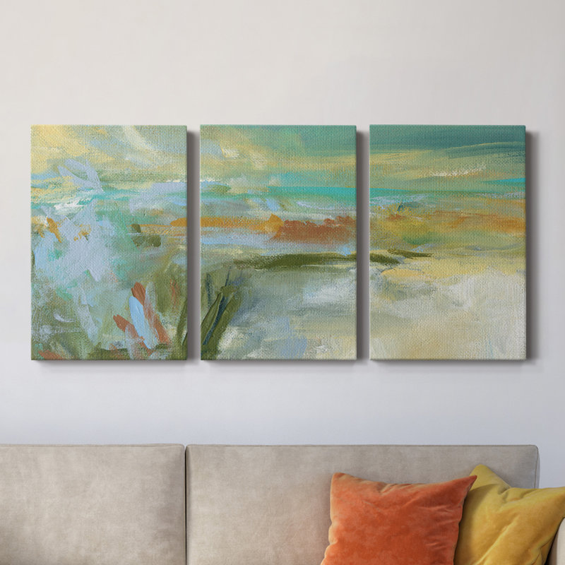 " Sandy Beach " 3 - Pieces, 16" H x 20" W x 1" D