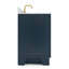 Ensemble de meuble-lavabo simple 37 po en bois massif bleu minuit avec plateau en marbre de Carrare 0,75 po Freitas-271566830-304109145-304109144