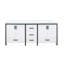 Meuble-lavabo double P 22 po avec plateau en marbre de culture-2111023623-2111023672